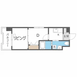 アイセレブ薬院【4階】の間取り
