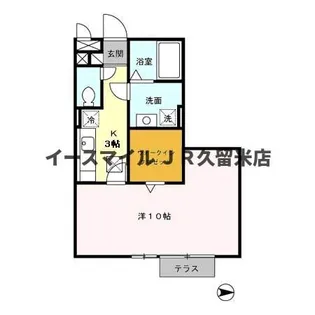 グランシャリオ21【201号室】の間取り