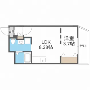 quador桜並木【5階】の間取り