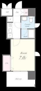 サンスクエア【301●号室】の間取り
