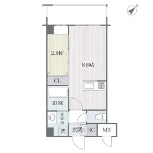 アルティザ平尾【3階】の間取り
