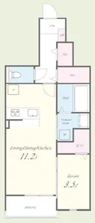 Jウィング【1階】の間取り