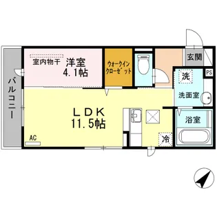 コンフォート光丘【1階】の間取り
