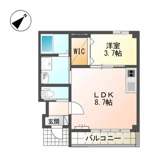 ハッピー・シュリット【1階】の間取り