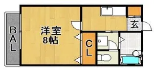 デュマン石井【2階】の間取り