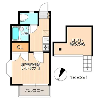 マイライフ・千代【2階】の間取り