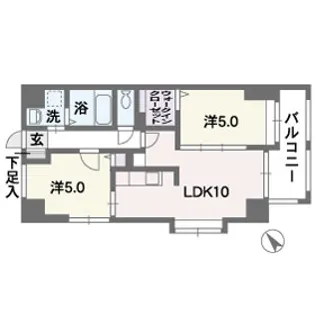リブル高砂【4階】の間取り