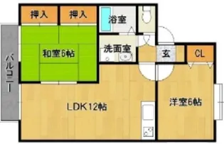 セジュールIMAMURA【1階】の間取り