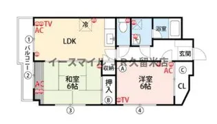 厚花第2ビル【3階】の間取り