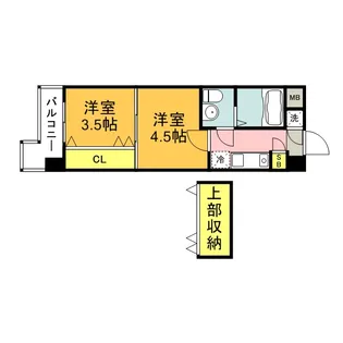 Wes-PROJECT 55 博多【3階】の間取り