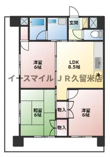 メゾン原Ⅱ【1006号室】の間取り