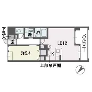 エンシェント山荘通り【205●号室】の間取り