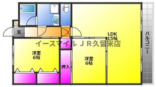 NO8山一ビル【203号室】の間取り