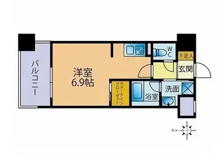 ファーメリー那珂【3階】の間取り