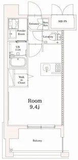エンクレスト香椎駅前【6階】の間取り