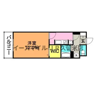 1Kの間取り画像