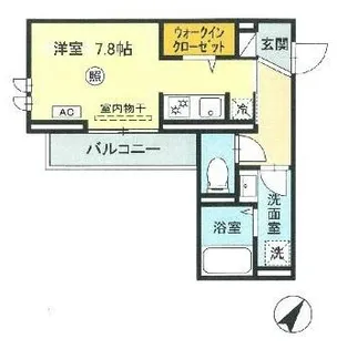 LIBERTY CITY TAKAMIYA【3階】の間取り