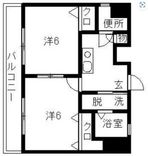 ティーエム博多【2階】の間取り
