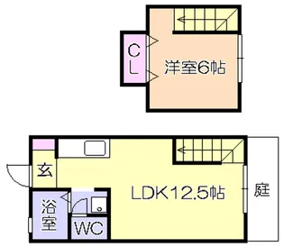 パレット【A号室】の間取り