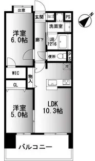 ラ・フォンテ博多駅南【9階】の間取り