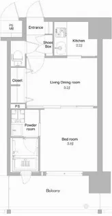 エンクレストNEO博多駅南【10階】の間取り