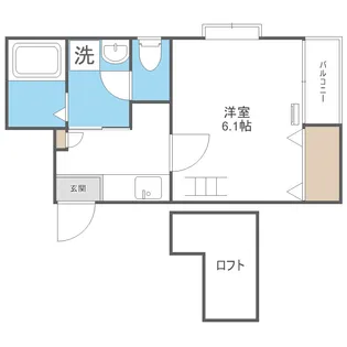 アイフィールド高宮【2階】の間取り