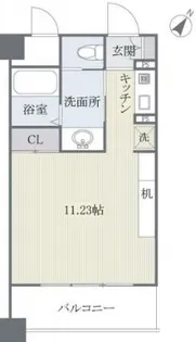フェルト627【9階】の間取り