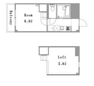 アトリウム合川【2階】の間取り