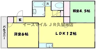 宮前コーポB【201号号室】の間取り
