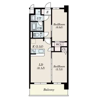 S-RESIDENCE博多駅南afford【7階】の間取り