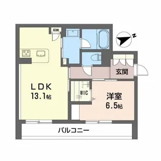 シャーメゾンROOX【301●号室】の間取り