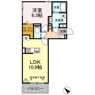 Rejoice松島【2階】の間取り