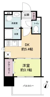 Live Casa県庁前【14階】の間取り