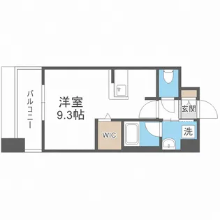 1Rの間取り画像