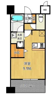 エンクレスト博多EAST PARK【7階】の間取り