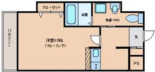 ルピナス銀天町【2階】の間取り
