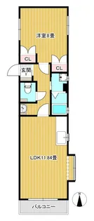 カドル【2階】の間取り