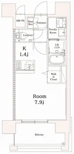 エンクレスト香椎駅前【7階】の間取り