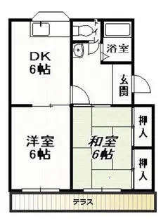 レジデンス宮本【203号号室】の間取り