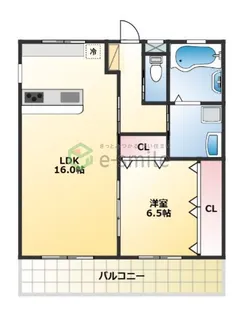 アッパーヤード【1階】の間取り