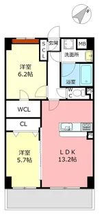 アスールビエント【5階】の間取り