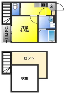 MAHORA MAISON久留米大学駅前 弐番館【1階】の間取り