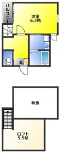 MAHORA MAISON久留米大学駅前 弐番館【1階】の間取り