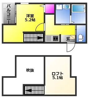 MAHORA MAISON 久留米大学前駅2【2階】の間取り