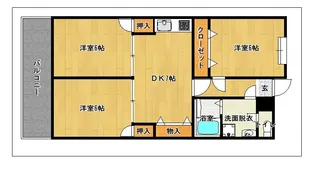 プロスパ77【3階】の間取り