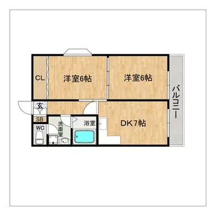 プロスパ77【2階】の間取り