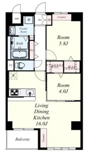 パストラーレ博多【5階】の間取り