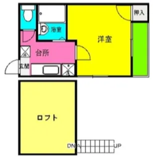 十二九竹下館【2階】の間取り