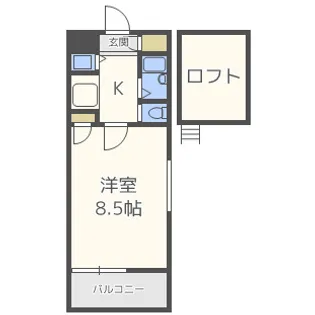 ステイタスマンション吉塚 【7階】の間取り