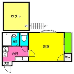ハイツ博多駅南【1階】の間取り